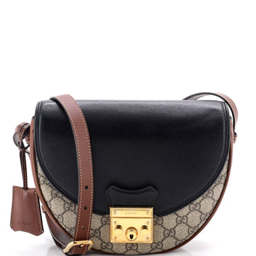 Gucci Padlock Saddle Shoulder Bag Gg