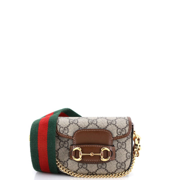 Gucci Horsebit Flap Wallet With Strap Gg