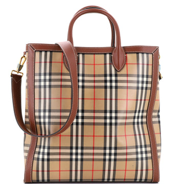 Burberry Convertible Tote Vintage Check