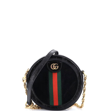 Gucci Ophidia Round Shoulder Bag Suede