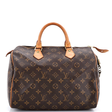 Louis Vuitton Speedy Handbag Canvas 30