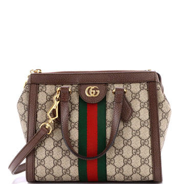 Gucci Ophidia Top Handle Tote Gg Coated