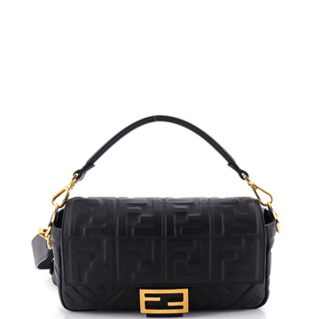Fendi Baguette Nm Bag Zucca Embossed