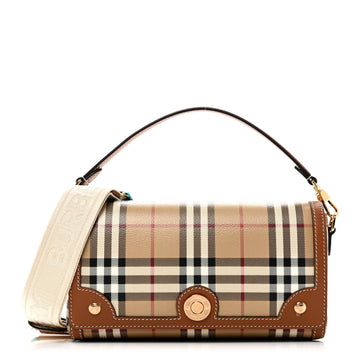 Burberry Coated Canvas Calfskin Vintage