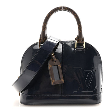 Louis Vuitton Patent Alma Bb Marine