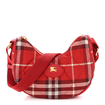 Burberry Nylon Horseshoe Crossbody Bag