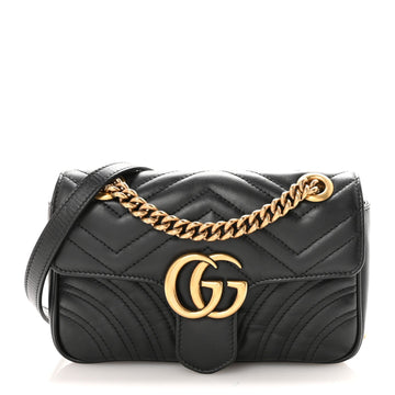Gucci Calfskin Matelasse Mini Gg Marmont