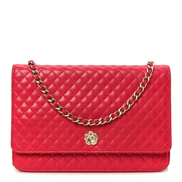 Chanel Lambskin Micro Quilted Wallet On