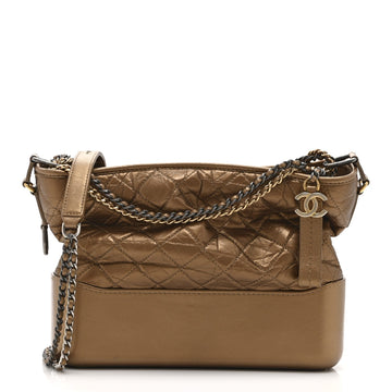 Chanel Metallic Aged Calfskin Quilted