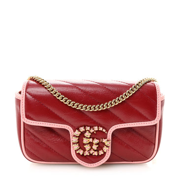 Gucci Azalea Calfskin Enamel Matelasse