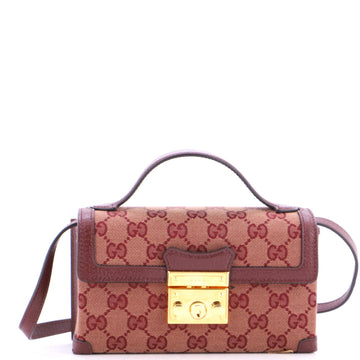 Gucci Padlock Top Handle Bag Gg Canvas