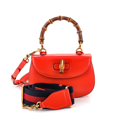 Gucci Bamboo Top Handle Bag Leather