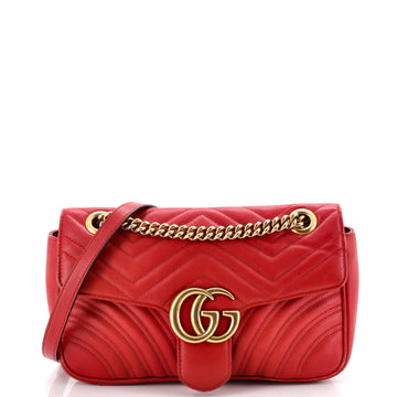 Gucci Gg Marmont Flap Bag Matelasse