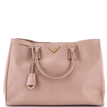Prada Double Zip Lux Tote Saffiano