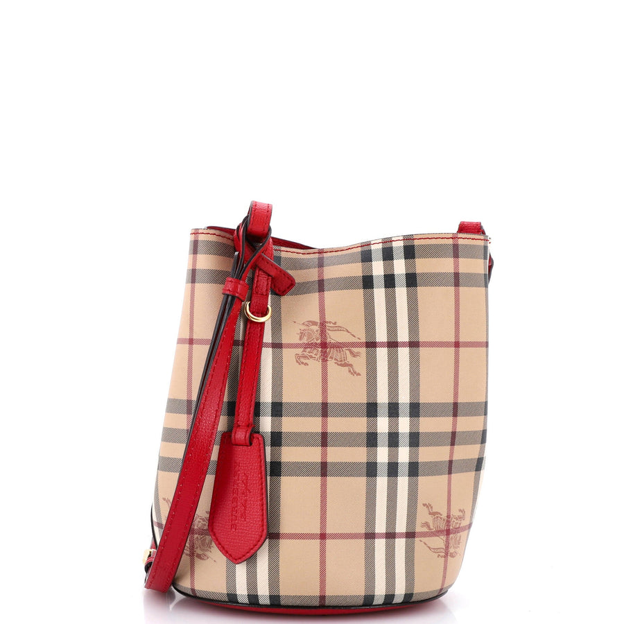 Burberry Lorne Bucket Bag Haymarket