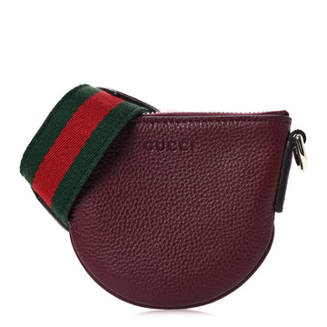 Gucci Pebbled Calfskin Mini B Shoulder