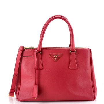 Prada Double Zip Lux Tote Saffiano