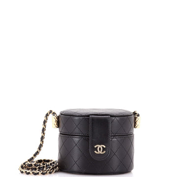 Chanel Cc Allure Vanity Case With Chain