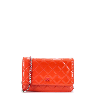 Chanel Wallet On Chain Quilted Patent