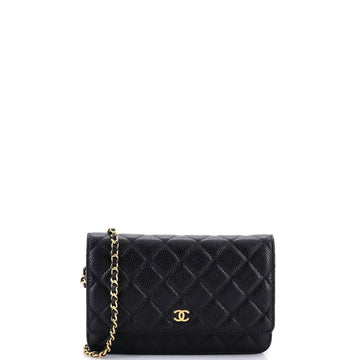 Chanel Wallet On Chain Quilted Caviar