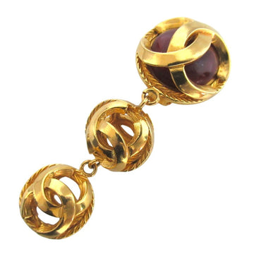 Chanel Cc Logo Clip-On Single Earring