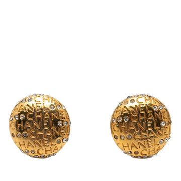 Chanel Vintage Earrings Rhinestone