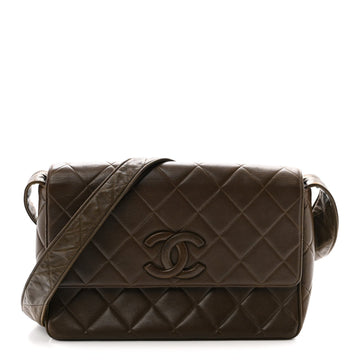 Chanel Lambskin Quilted Cc Single Flap