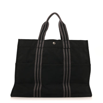 Hermes Canvas Fourre Tout Mm Black