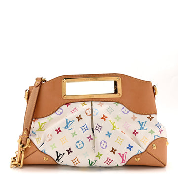 Louis Vuitton Multicolor Judy Mm White