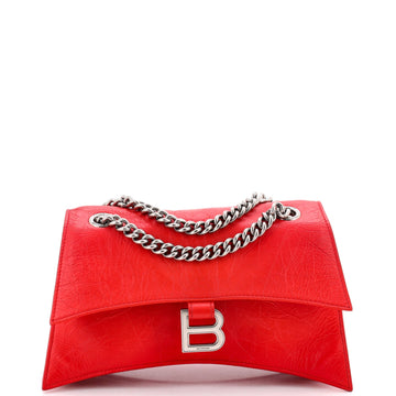 Balenciaga Crush Chain Flap Bag Leather