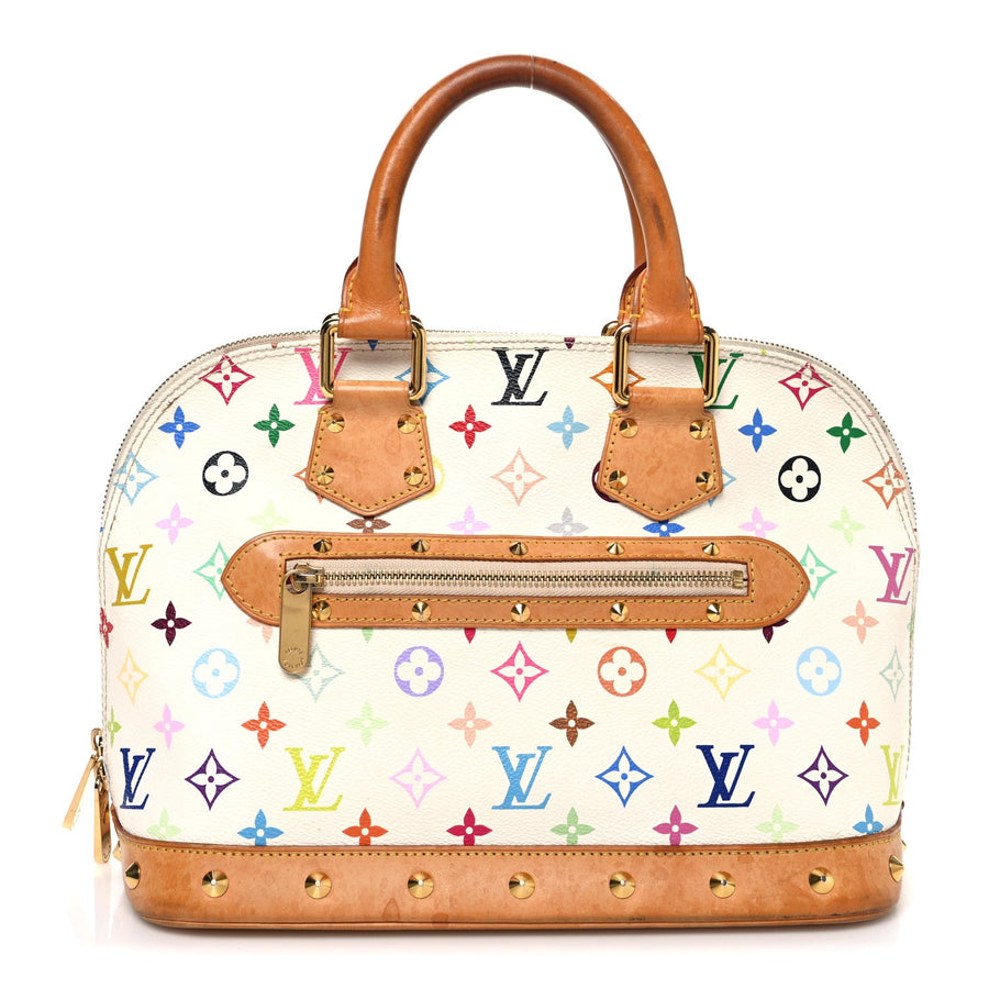 Louis Vuitton Multicolor Alma White