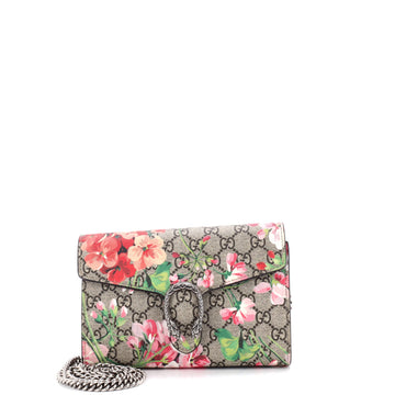 Gucci Dionysus Chain Wallet Blooms Print