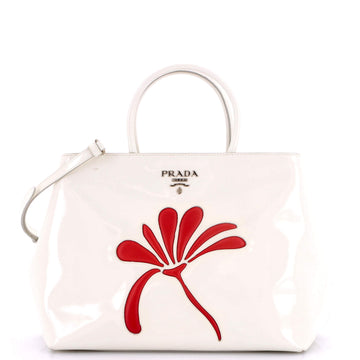 Prada Flowers Convertible Open Tote