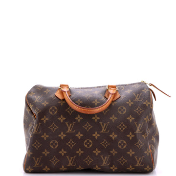 Louis Vuitton Speedy Handbag Canvas 30
