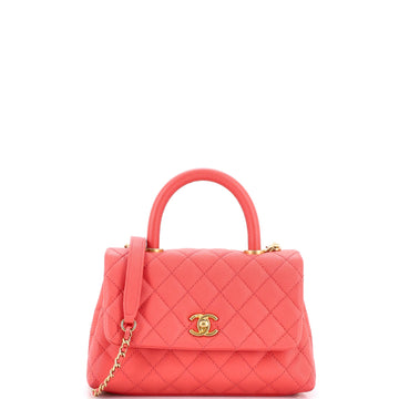 Chanel Coco Top Handle Bag Quilted