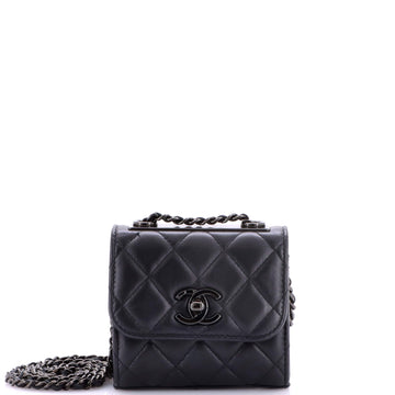 Chanel So Black Trendy Cc Clutch With
