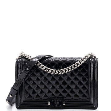 Chanel Boy Flap Bag Quilted Plexiglass