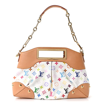 Louis Vuitton Multicolor Judy Mm White