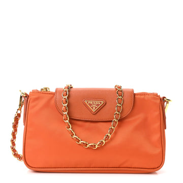 Prada Tessuto Nylon Saffiano Crossbody