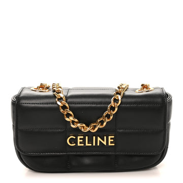 Celine Goatskin Matelasse Mini Chain