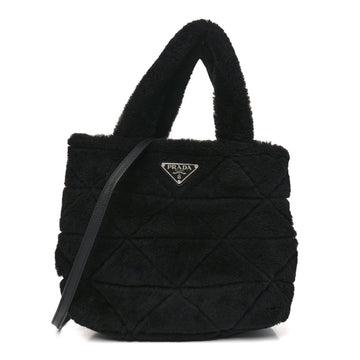 Prada Shearling Nappa Triangle Quilted