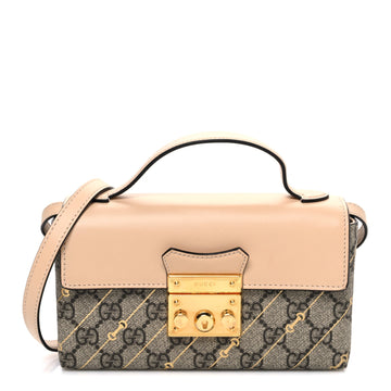Gucci Gg Supreme Calfskin Horsebit Print