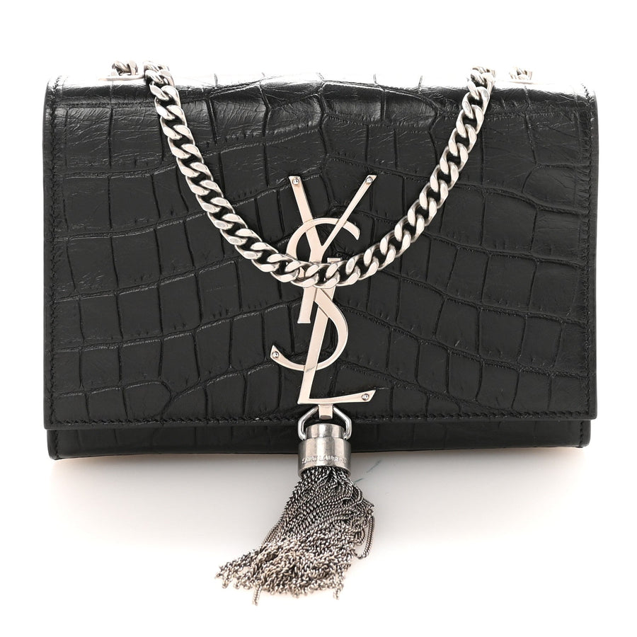 Saint Laurent Calfskin Crocodile