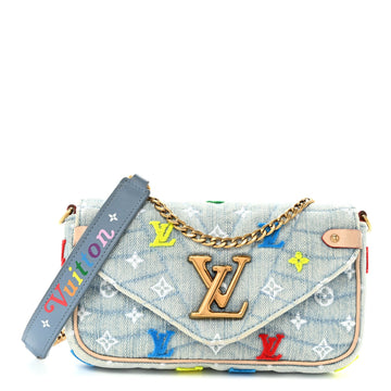 Louis Vuitton Embroidered Denim New Wave