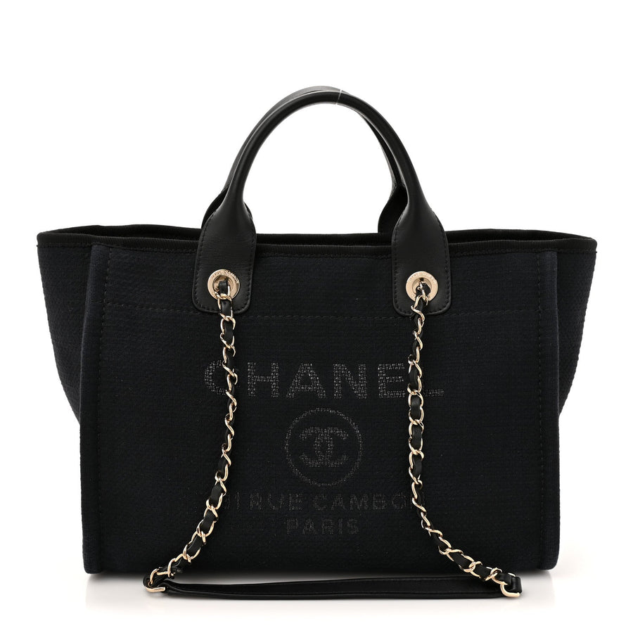 Chanel Mixed Fibers Small Deauville Tote