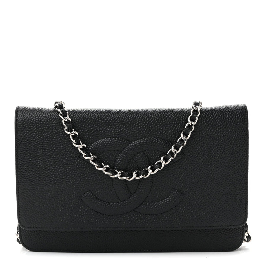 Chanel Caviar Timeless Cc Wallet On