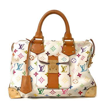 Louis Vuitton Multicolor Speedy 30 White