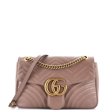 Gucci Gg Marmont Flap Bag Matelasse