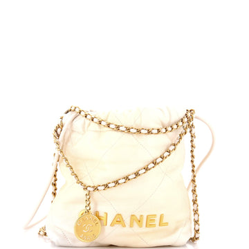 Chanel 22 Chain Hobo Quilted Shaded