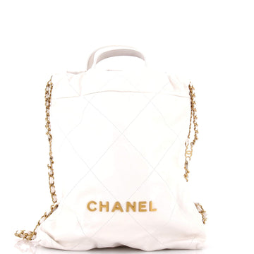 Chanel 22 Chain Backpack Quilted